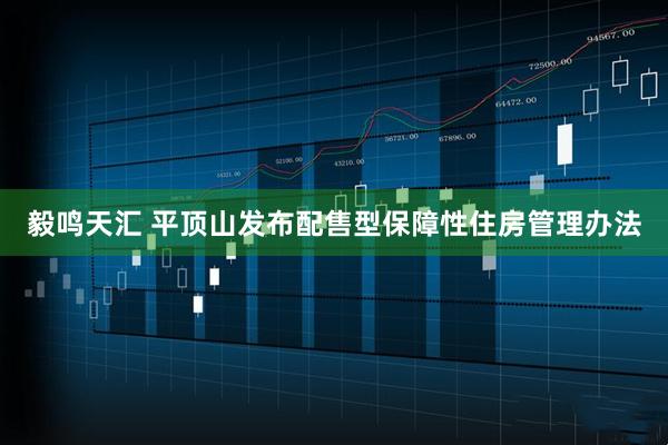毅鸣天汇 平顶山发布配售型保障性住房管理办法